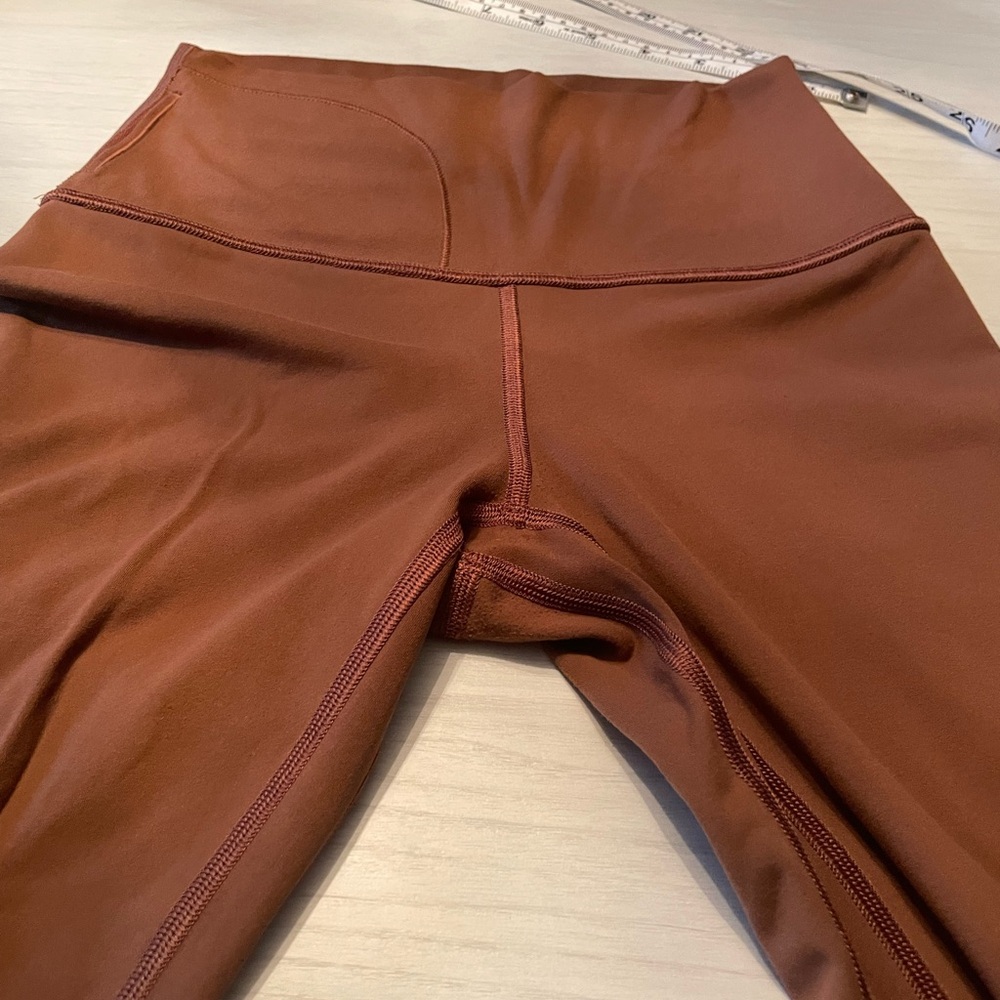 Lululemon Athletica Dark Terra Cotta Leggings